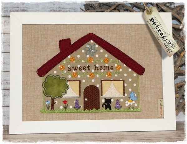 Stickdatei "Primavera" Haustürschild ITH 13x18cm