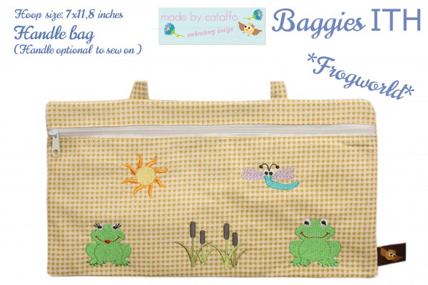 ITH Stickdatei Baggie *Komplett - 17 Versionen* - 18x30 cm