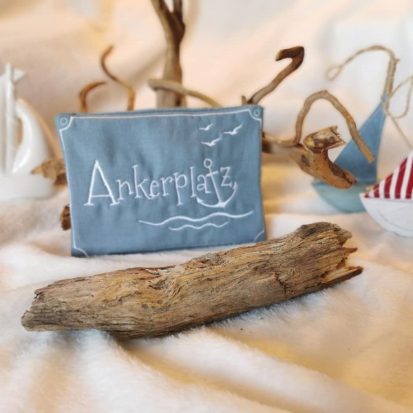 "Maritime Türschilder" ITH Stickdatei 13x18 cm