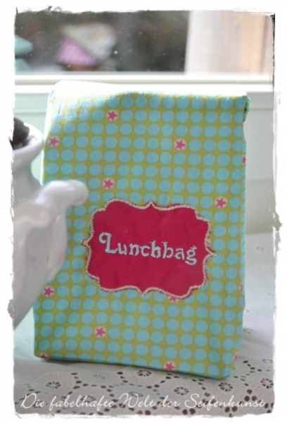 Stickdatei speaking lunchbags - Sprüche